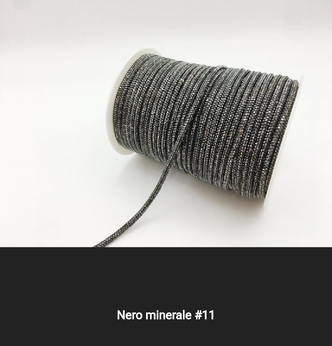 Cordino strass 4 mm a metraggio prezzo per 1 metro