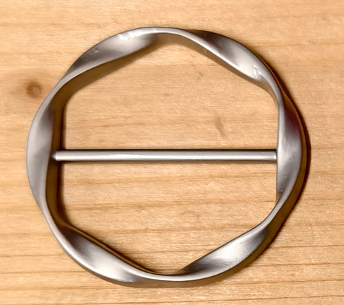 Cerchio ondulato argento opaco 43 mm