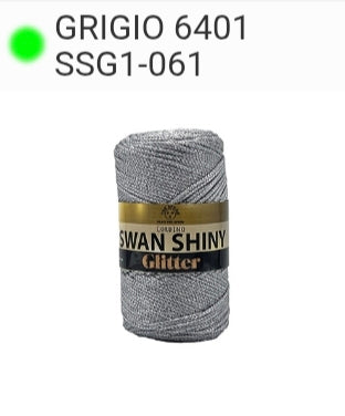 Cordino swan shiny glitter 250 grammi