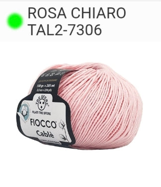 COTONE FIOCCO CABLE 100% COTONE