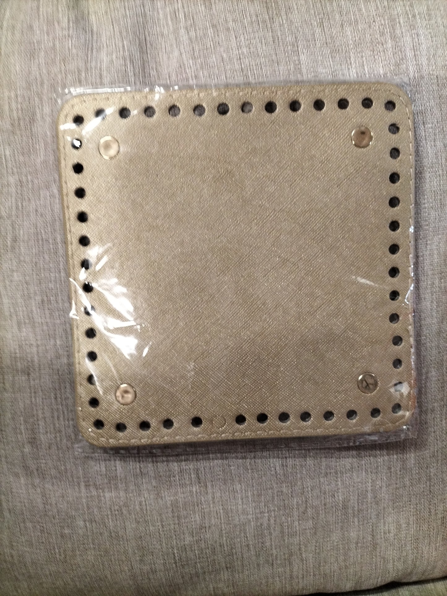 Fondo borse ecopelle quadrato 15 cm