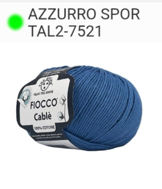 COTONE FIOCCO CABLE 100% COTONE