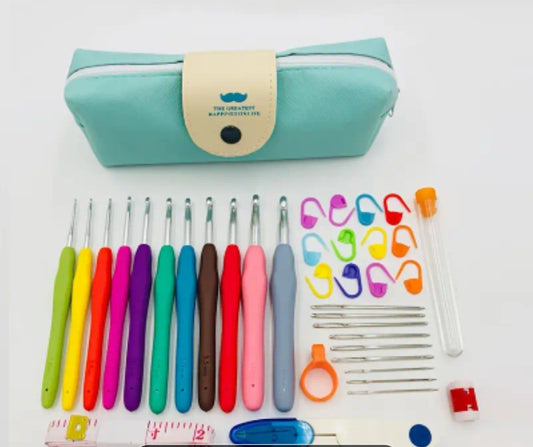 Kit uncinetti ergonomici 35 pezzi